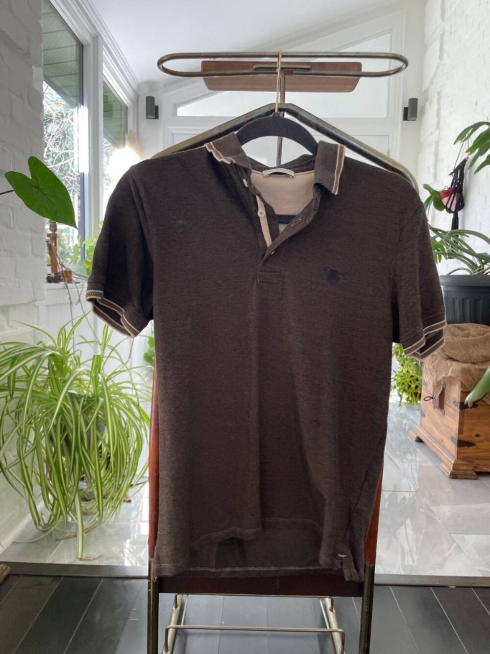 SELECTED HOMME 100 % cotton Teak Regular Fit Polo T-Shirt